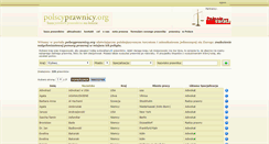 Desktop Screenshot of polscyprawnicy.org